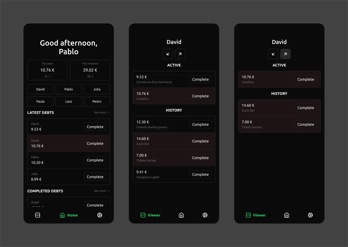 Dibs mockup